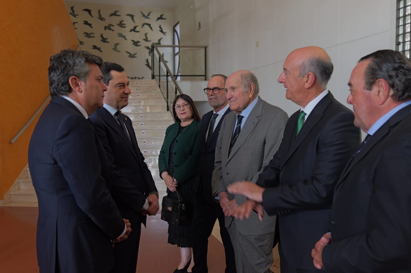 Moreno, en un momento del acto lepero