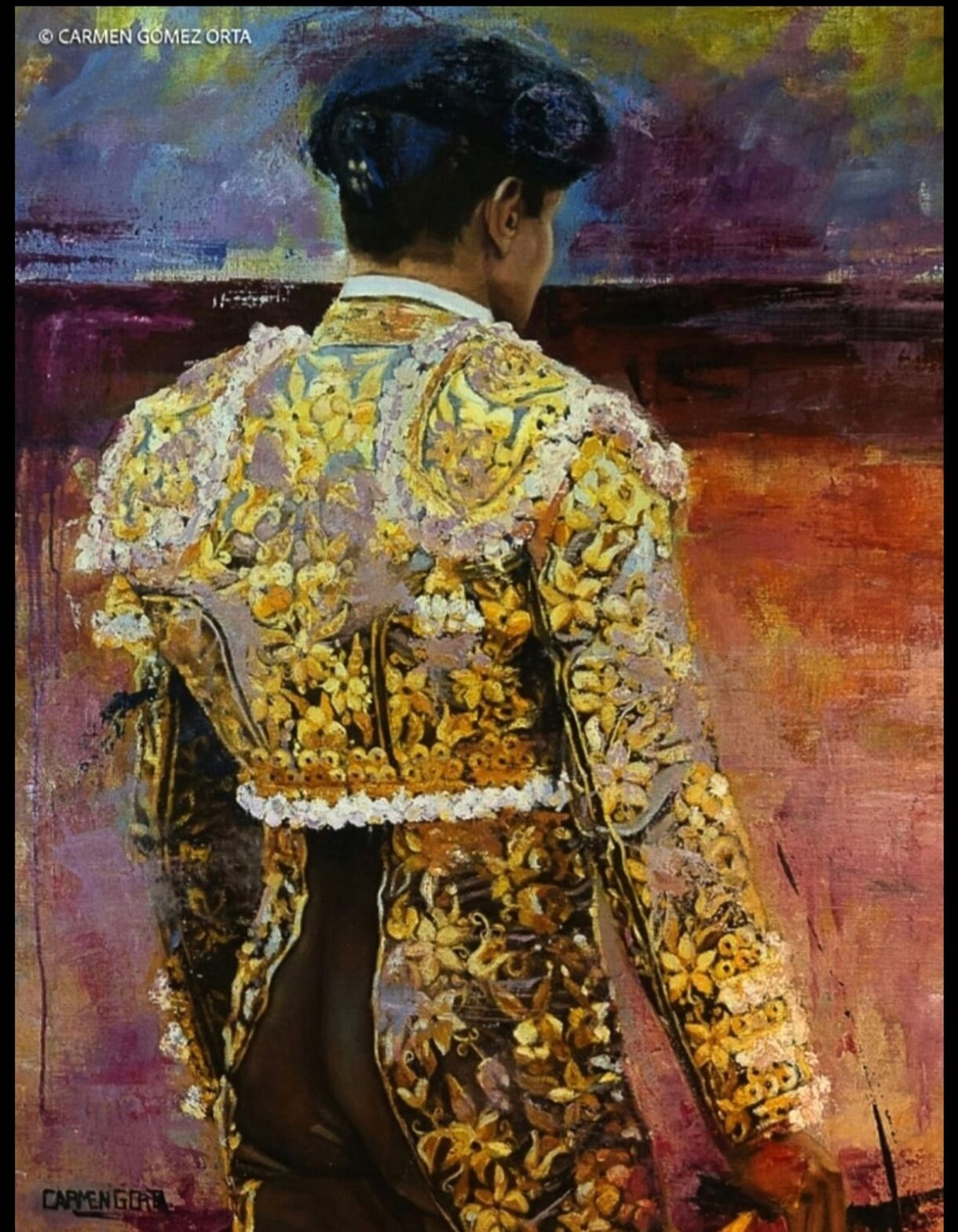 Obra de la colección TOREROS de Carmen Gómez