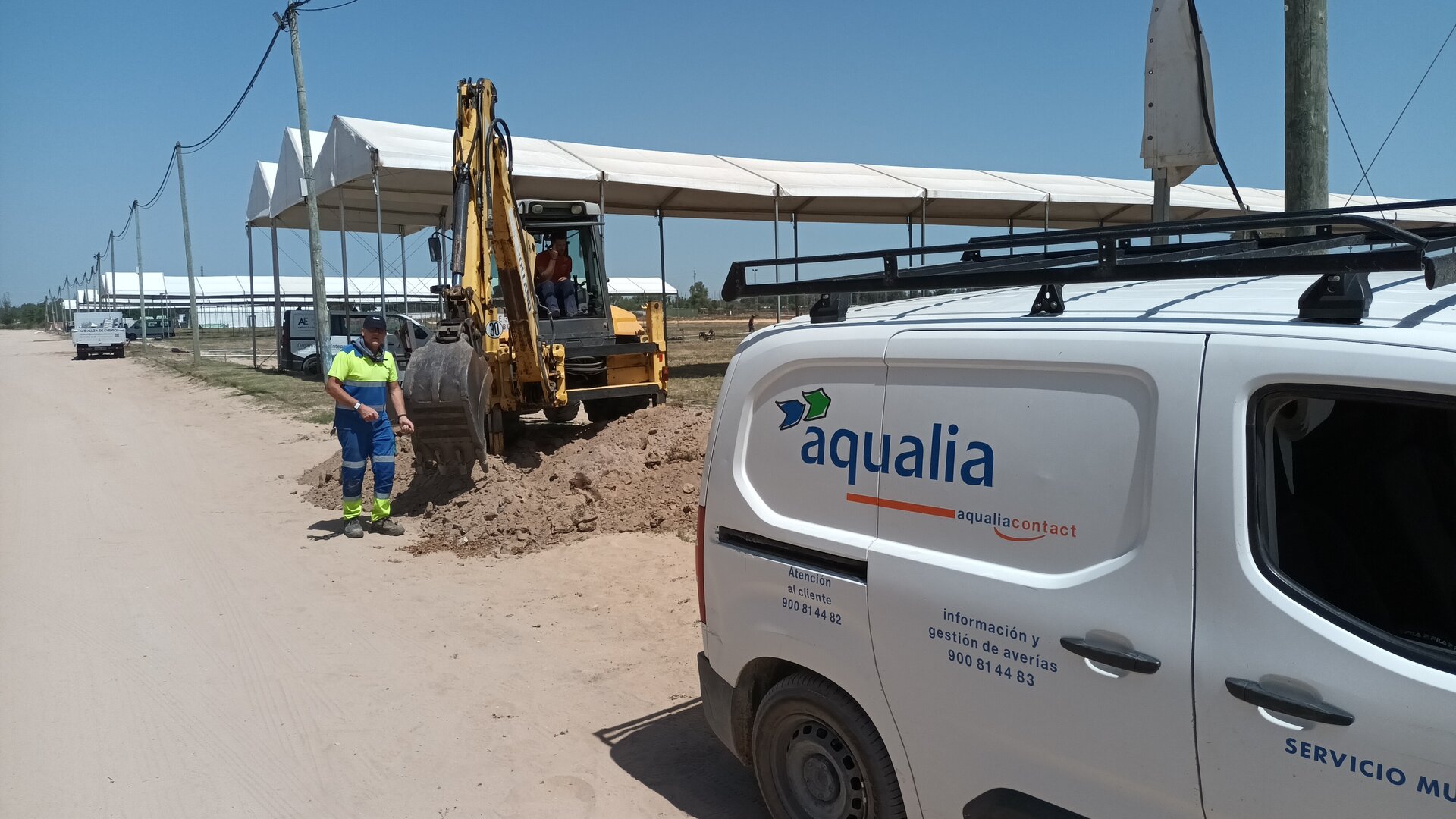 Aqualia prevé un consumo de 53 millones de litros de agua en El Rocío