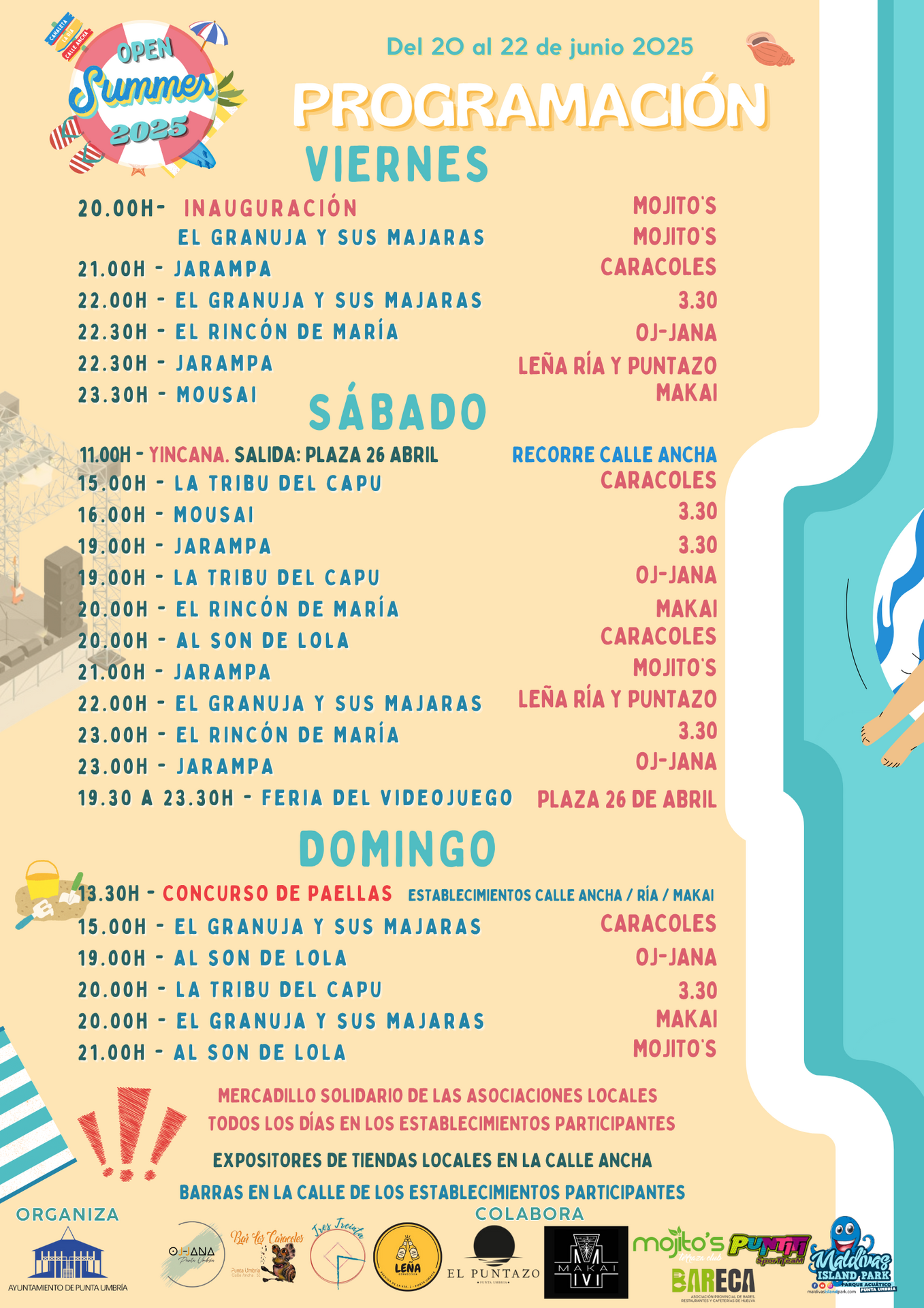 Cartel de actos.