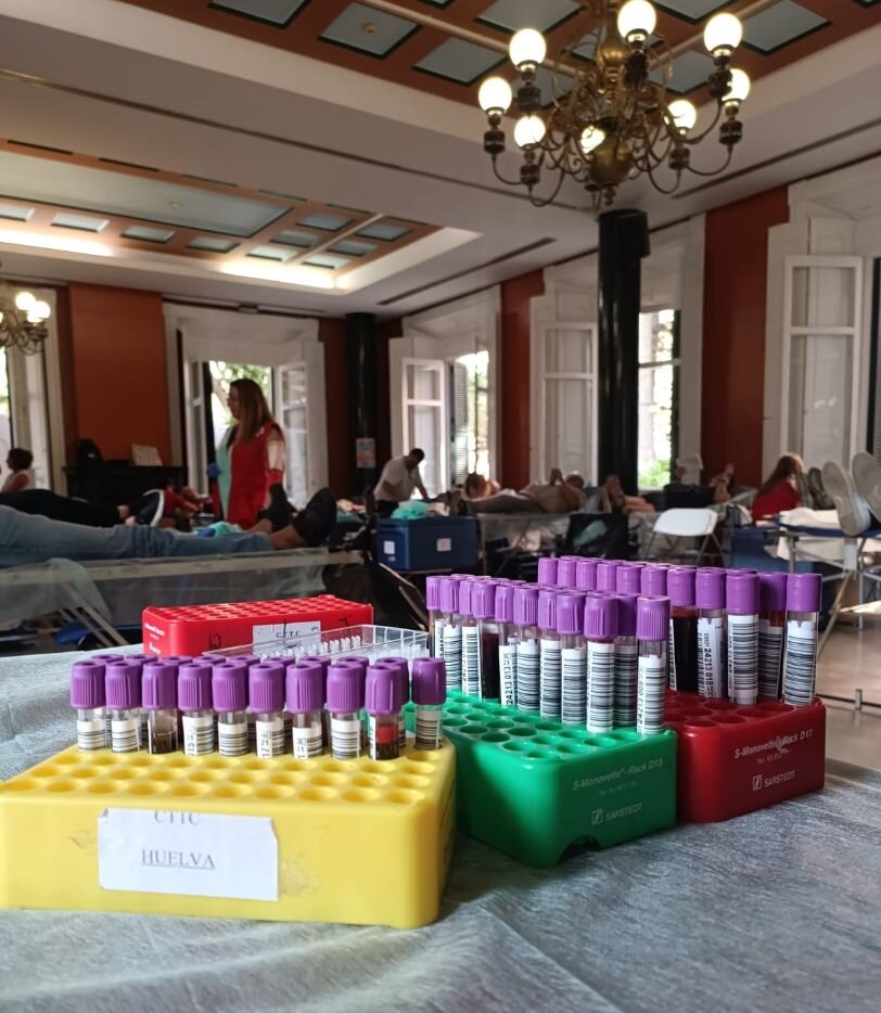 Donación de sangre.