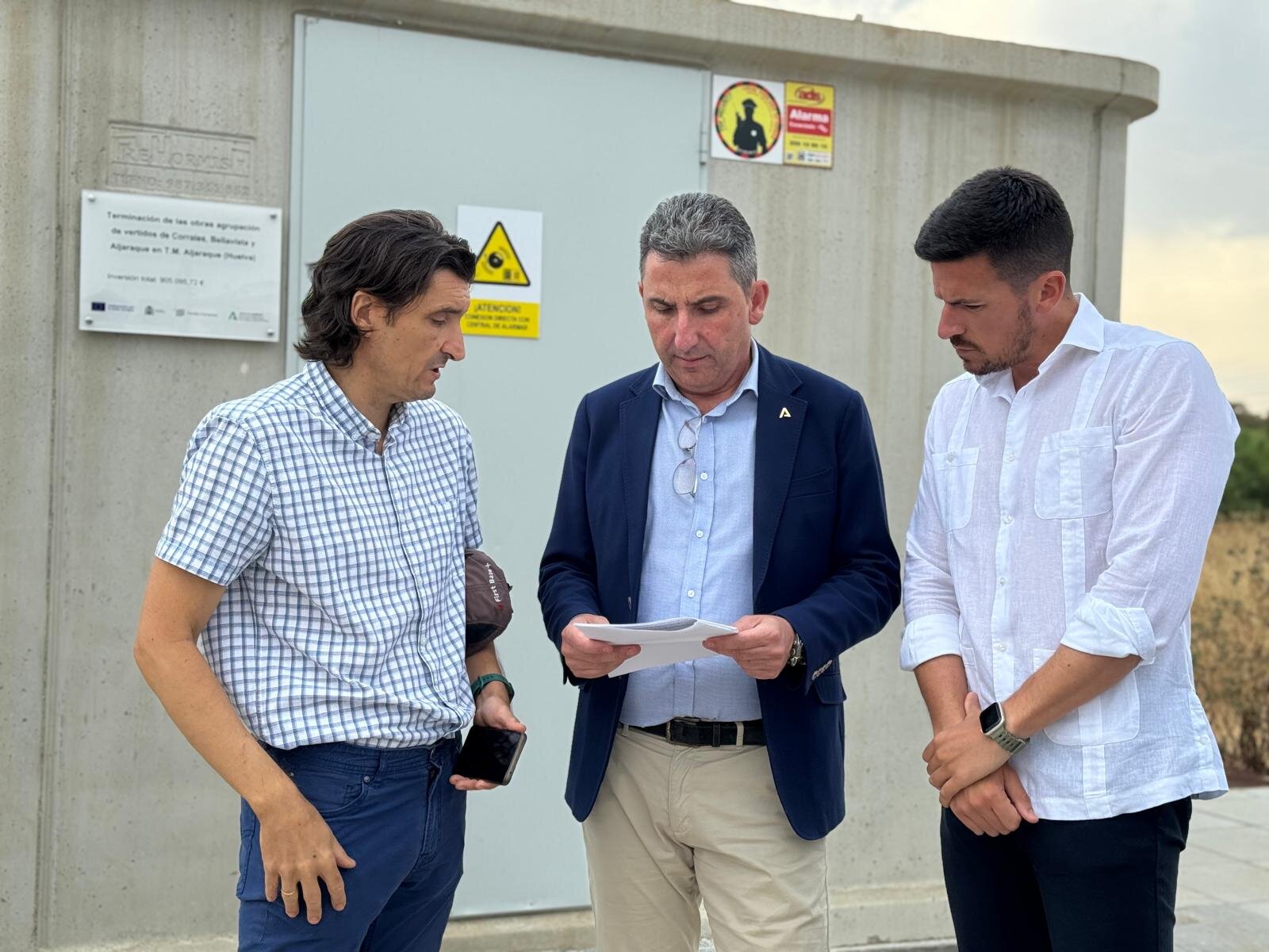 Finalización de las obras en Aljaraque.