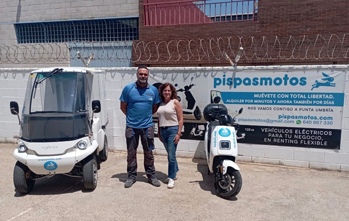 Alejandra y su compañero Javier Martínez