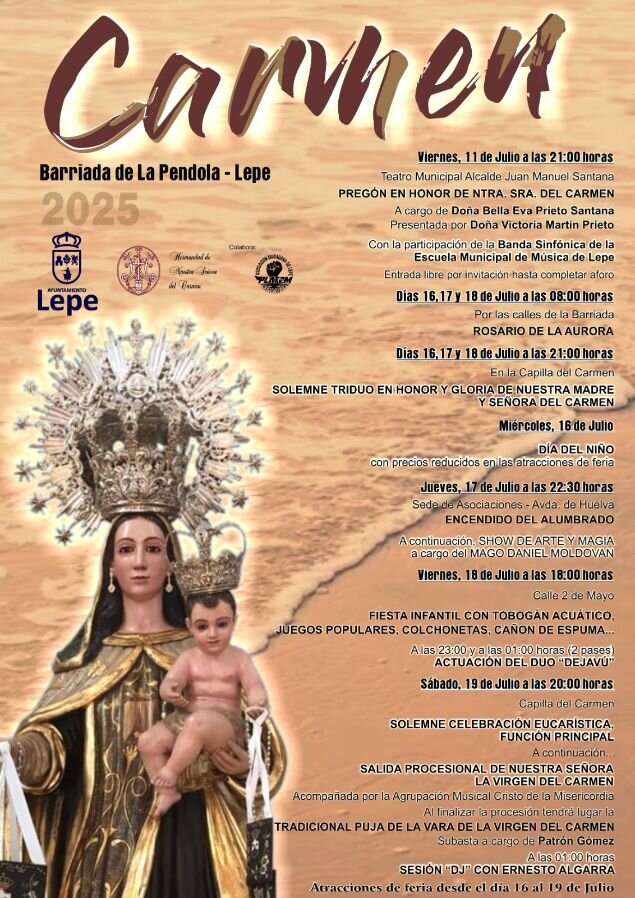 Fiestas Carmen Lepe 2025
