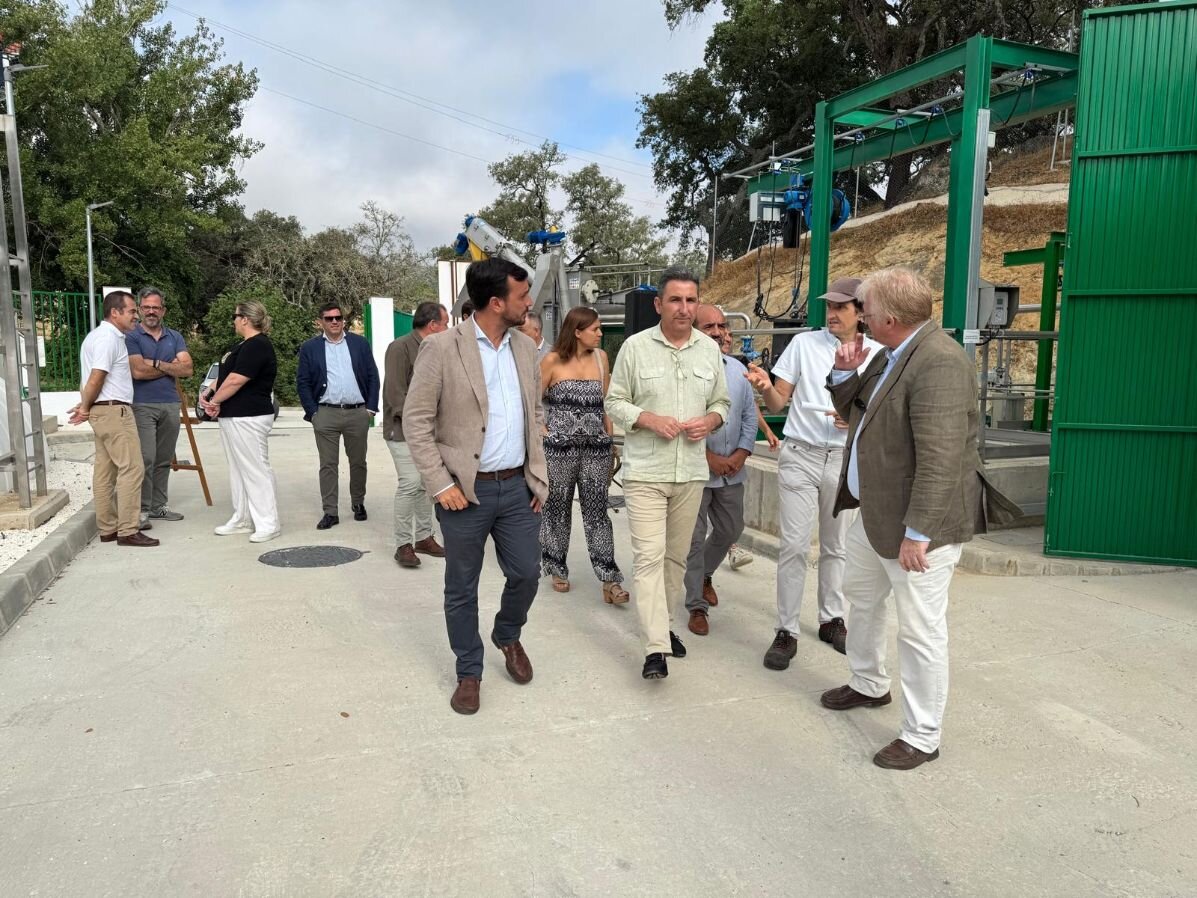Inauguración de la nueva depuradora de La Granada de Riotinto.