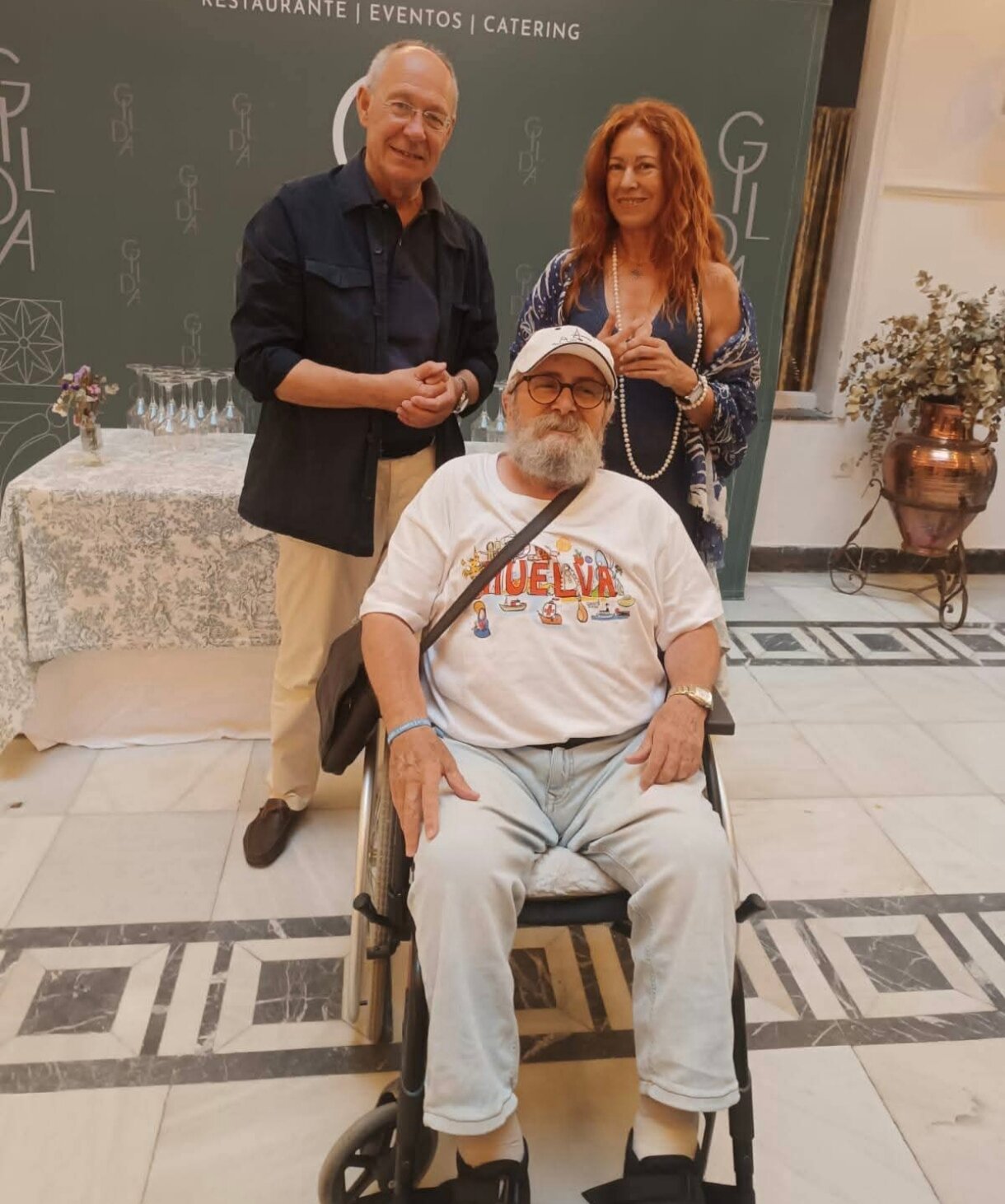 Con Díaz Trillo y Carmen Gómez