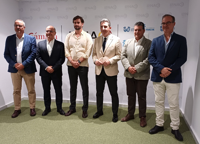Momentos previos a la charla.