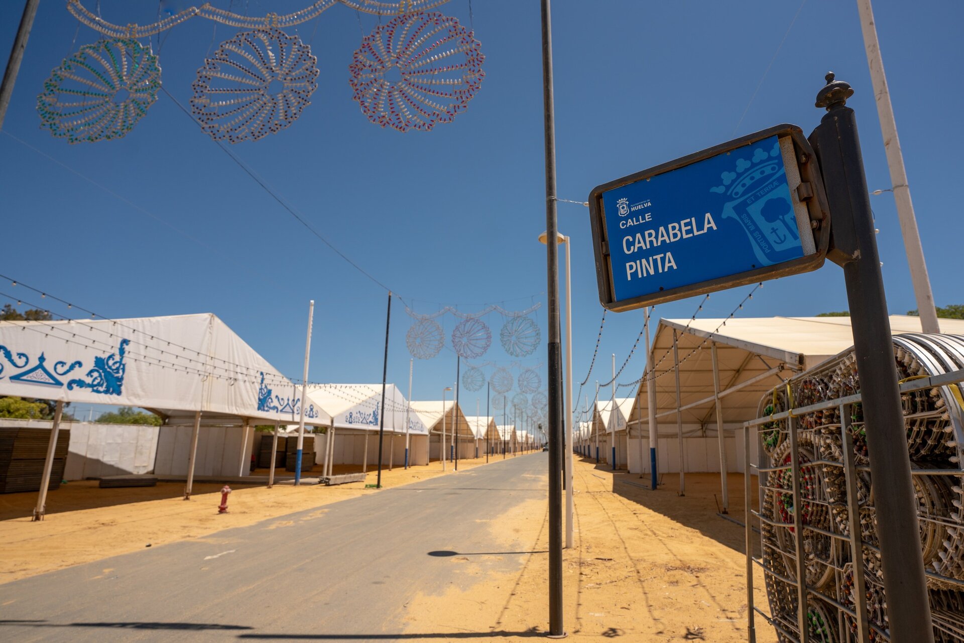 Una calle de las Colombinas.