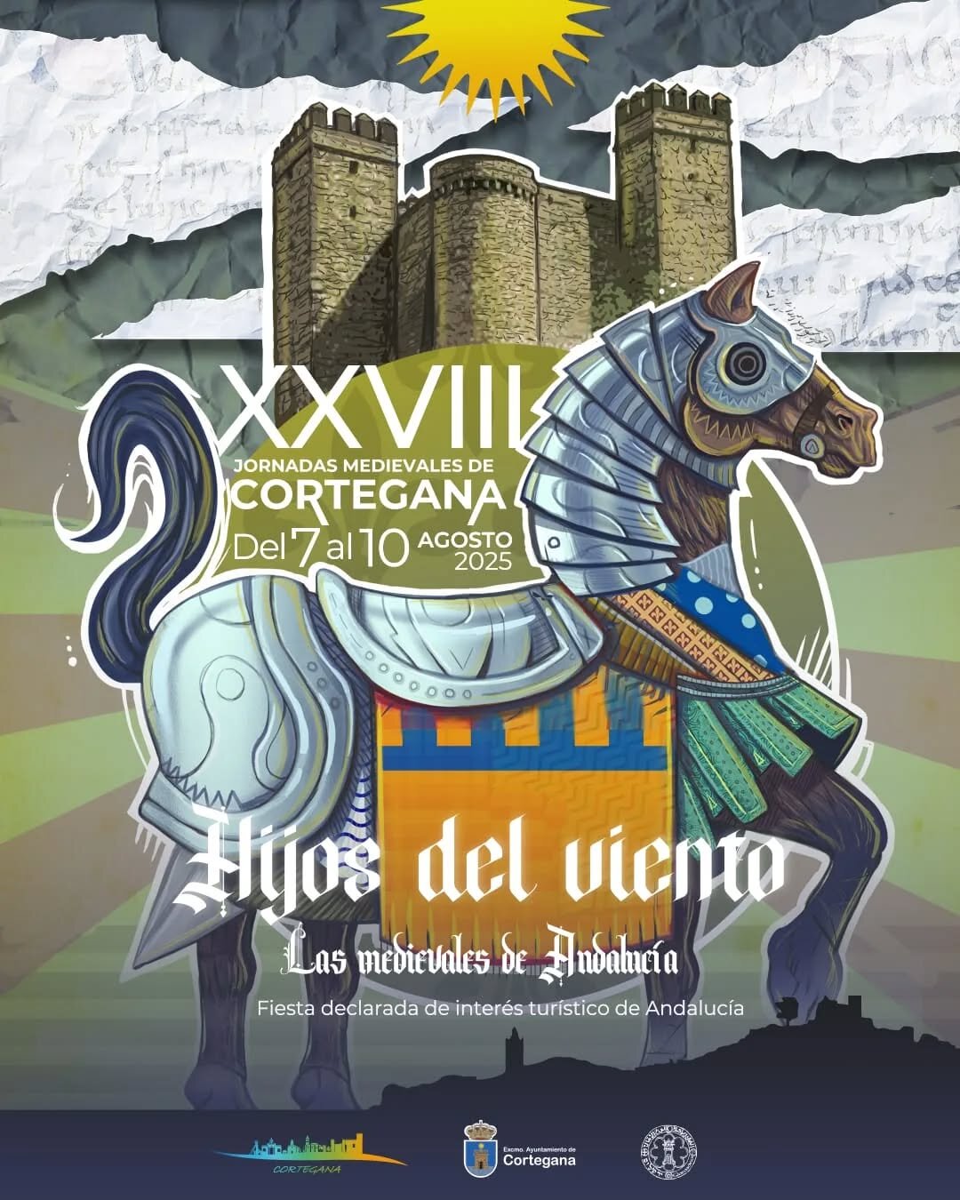 Cartel de las Jornadas Medievales de Cortegana. / Fotografía: Ayuntamiento de Cortegana.