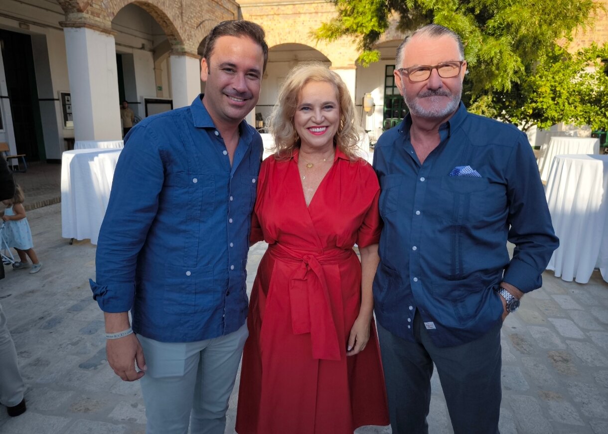 Nacho Molina, Gracia Baquero y José Manuel Zamora