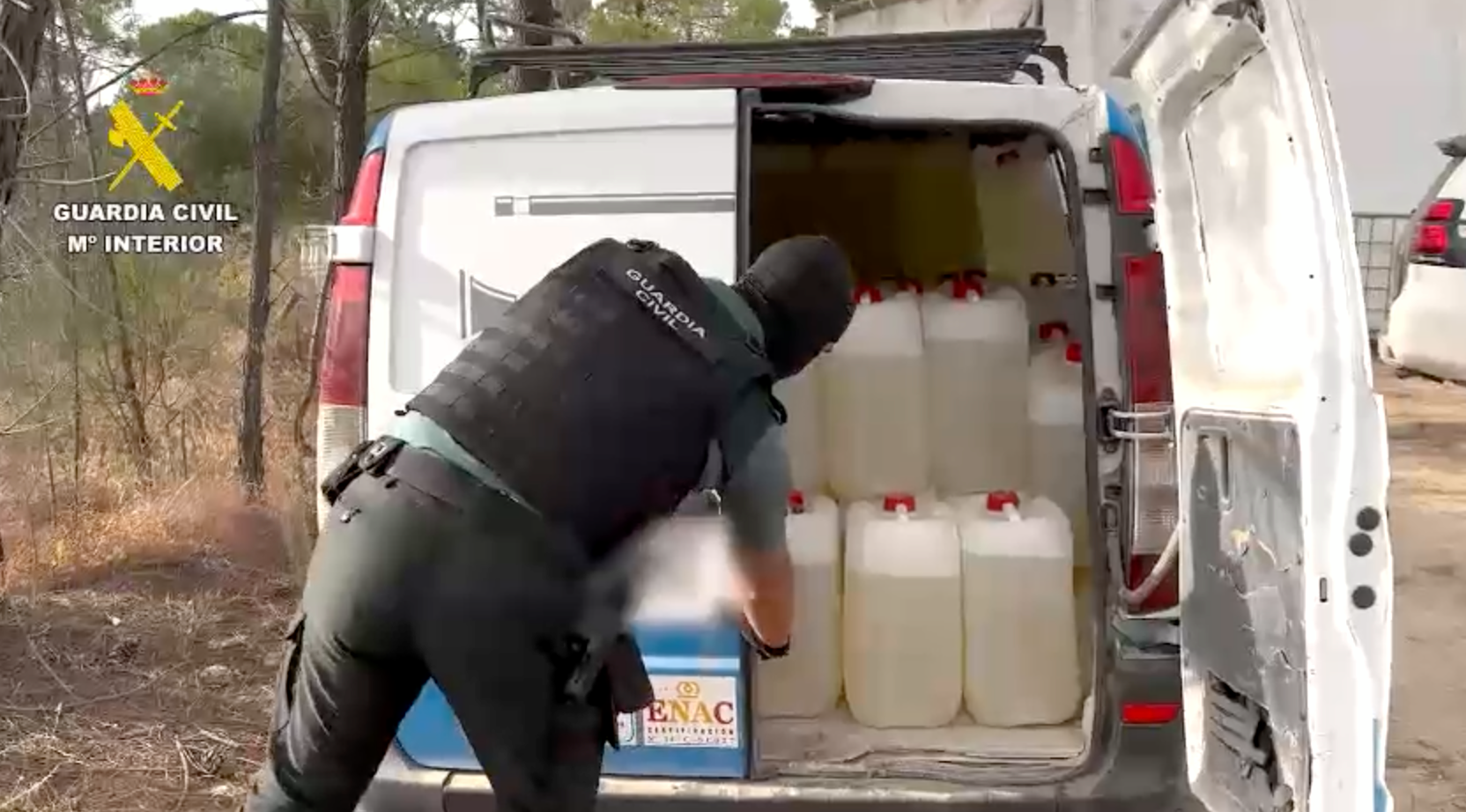 Operación contra el narcotráfico en Villablanca e Isla Cristina. / Fotografías: Guardia Civil.