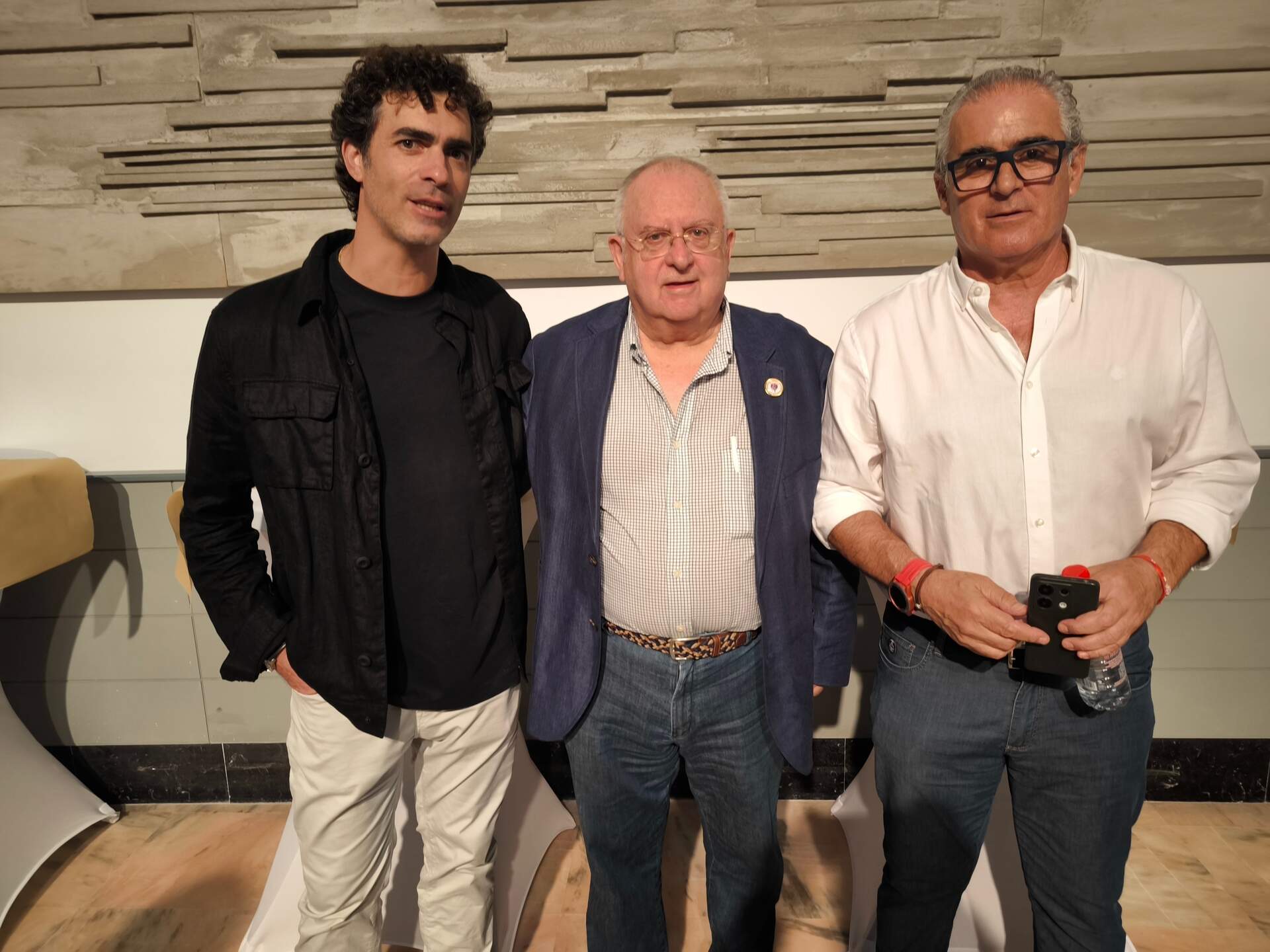 Alejandro Marañón , Domingo Martín y Manuel Novoa