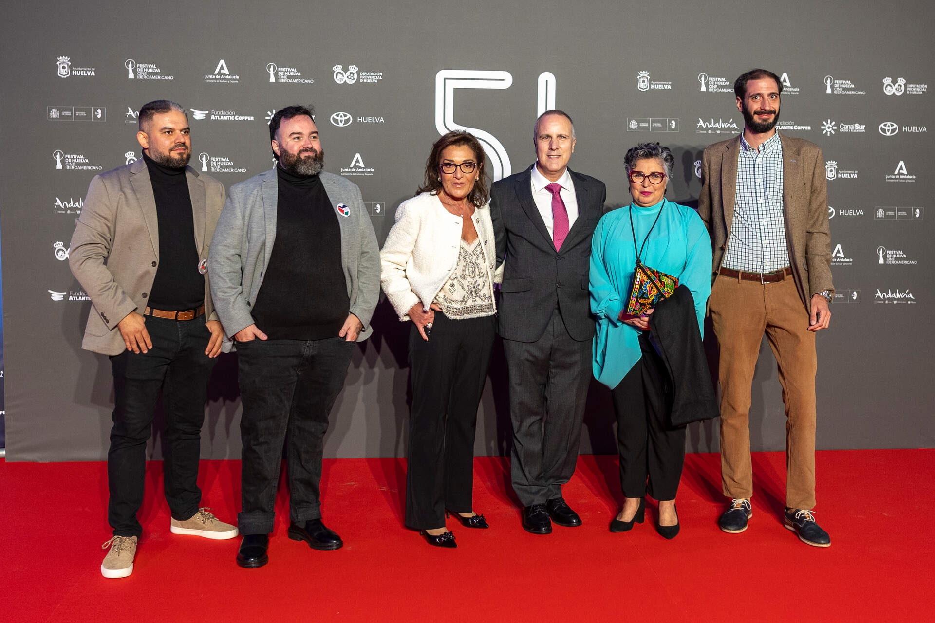 Photocall gala inaugural del Festival de Cine de Huelva.