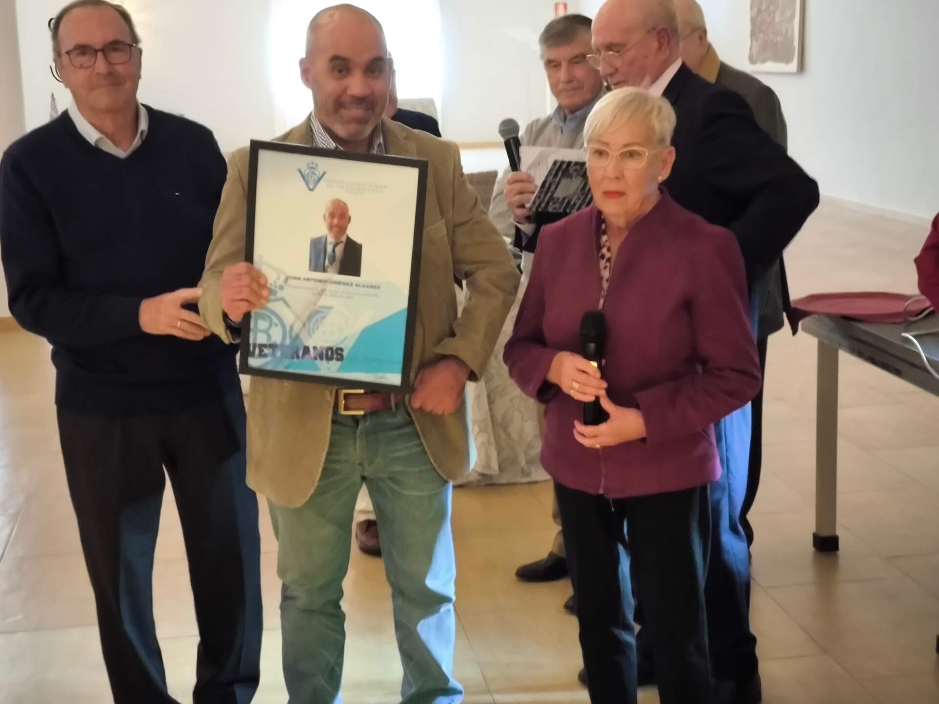 Juan Antonio Jiménez, aficionado galardonado