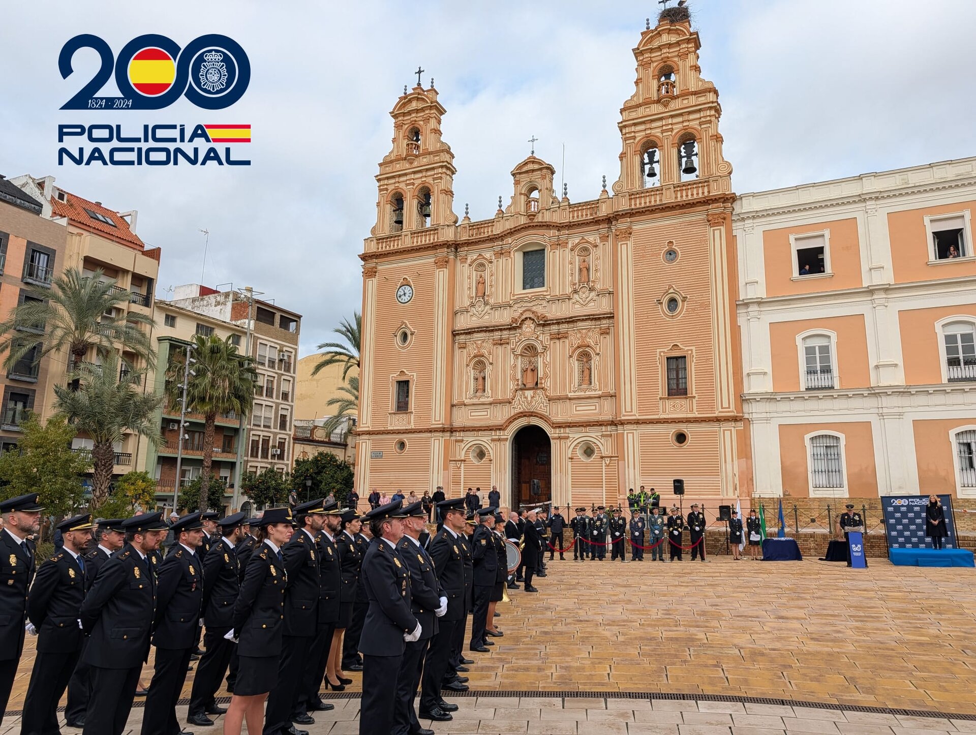 Acto aniversario de la Policía Nacional.