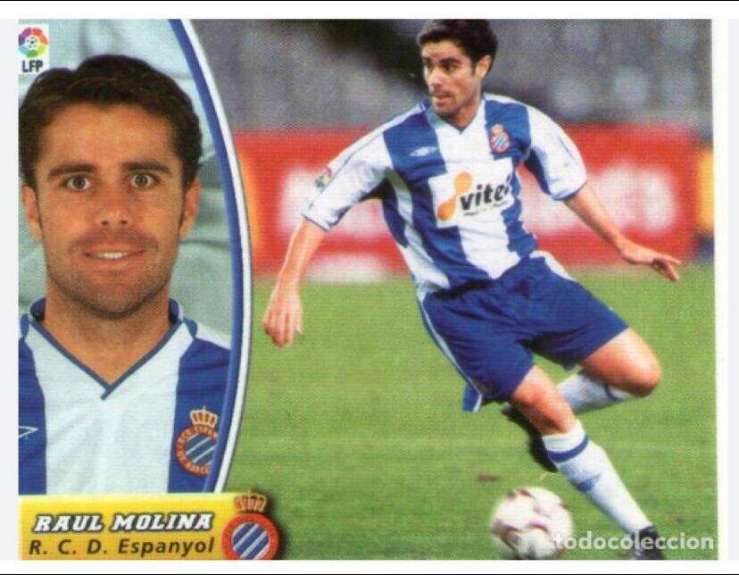 En los cromos en su época con el Español