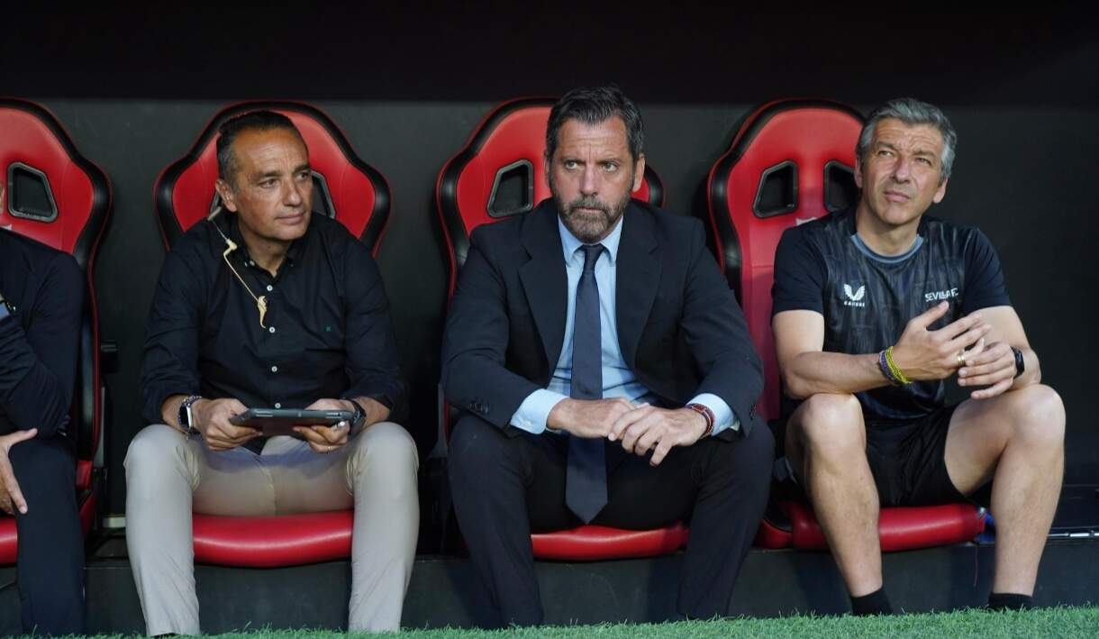 En el banquillo del Sevilla