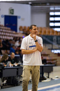 Coach del Club Easo Junior de primer año que lograron clasificarse para el Campeonato de España