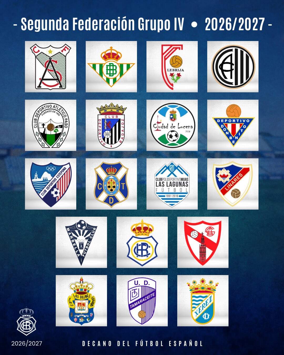 Los rivales del Recre.