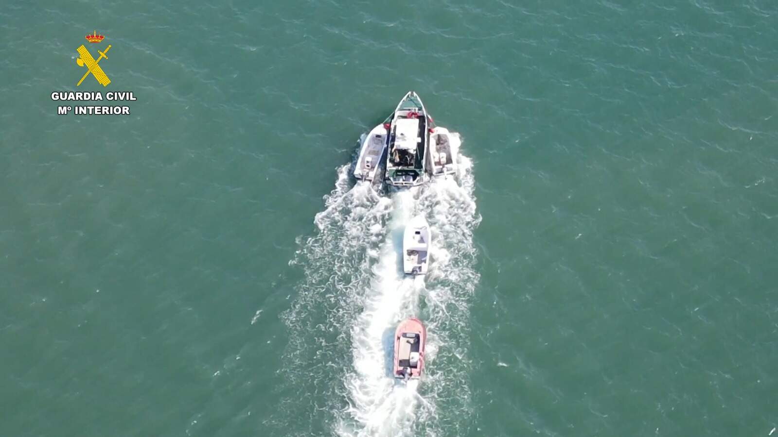 La Guardia Civil interviene once embarcaciones en un operativo contra el apoyo logístico al narcotráfico