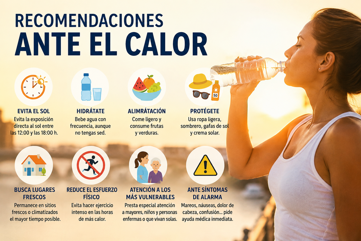 Recomendaciones ante el calor