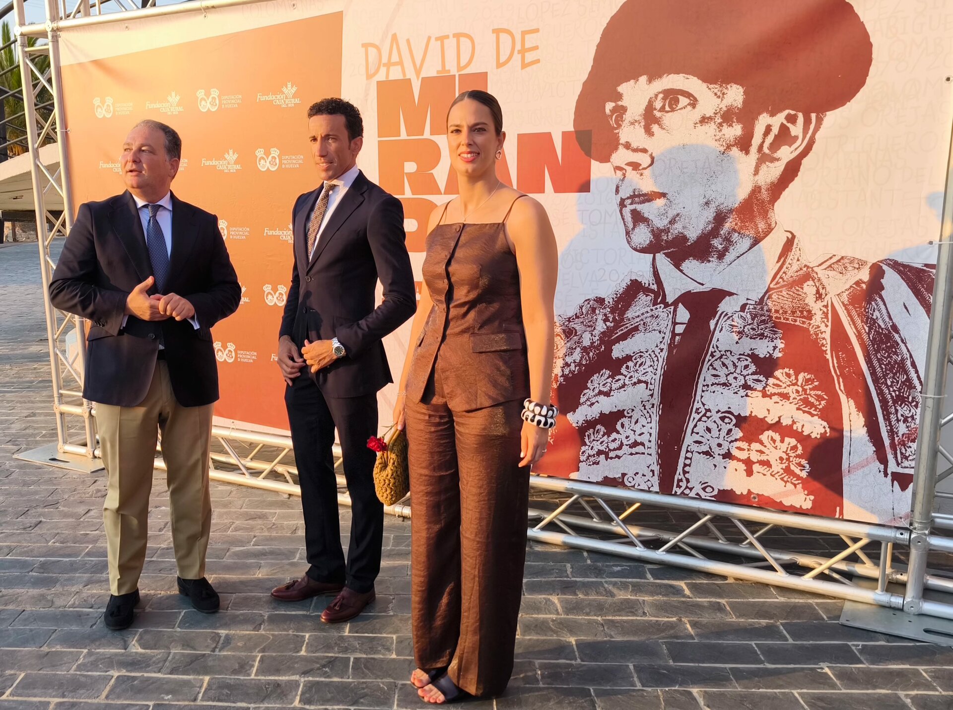 David Toscano, David de Miranda y Milagros Romero 
