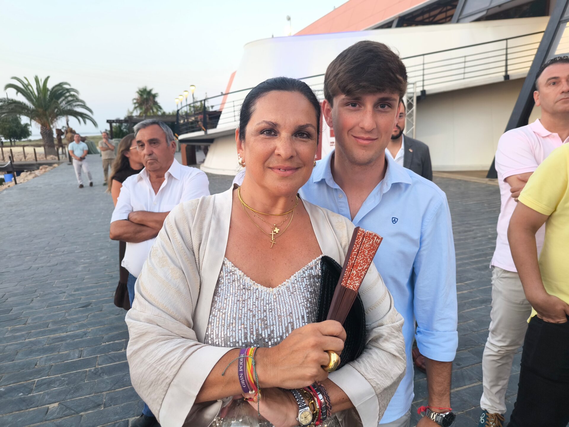 Juani Carrillo y su hijo Guillermo
