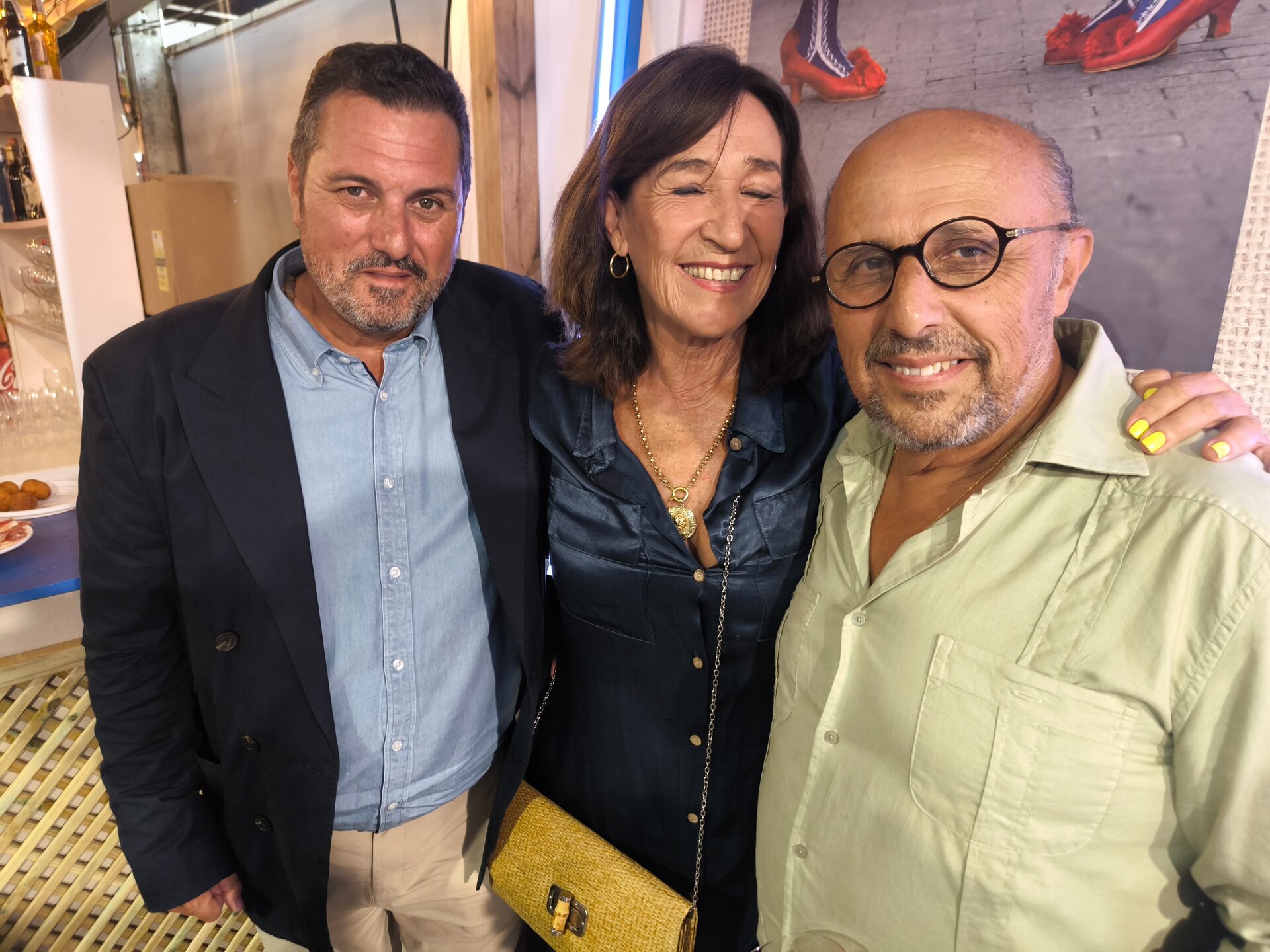 Jaime Pérez, Isabel Toscano y Lorenzo Romero