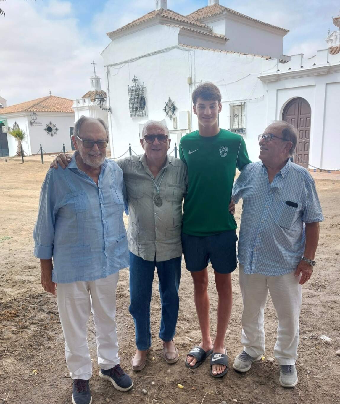 Ricardo Borrero en la romería de Beas