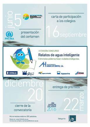 Cartel II Certamen Literario Aguas de Huelva