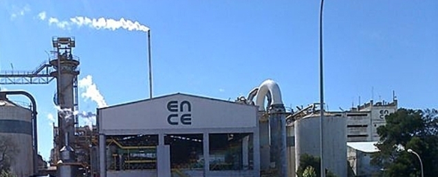 Normalidad en Ence tras el incidente en el silo de biomasa