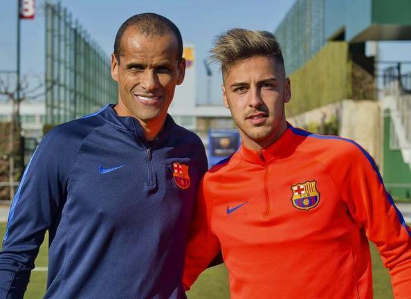 Abeledo disfruta al lado de Rivaldo