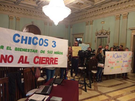 Chicos III en el pleno municipal