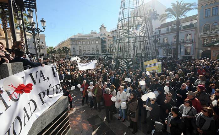 Los onubenses, llamados hoy a manifestarse por tercera vez por una sanidad digna