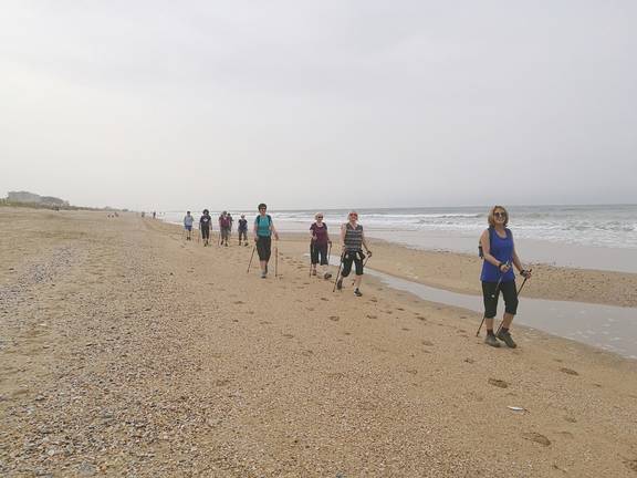 Huelva, todo un descubrimiento para los británicos amantes del ‘Nordic Walking’ 2