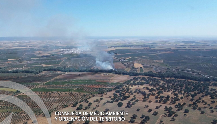El Infoca logra controlar un incendio forestal en Chucena