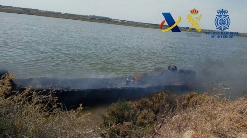 Voluntarios ambientales encuentran un fardo con 30 kilos de hachís en Punta Umbría