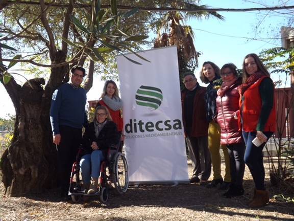Ditecsa muestra su cara más solidaria con las entidades sociales de Nerva