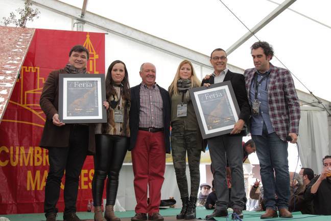 Caraballo apadrina la ración de jamón ibérico más grande del mundo