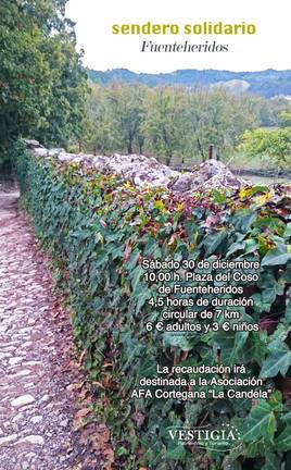 Un sendero solidario para cerrar el año en la Sierra