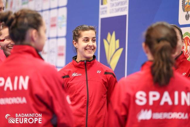 Carolina Marín conquista una medalla a veinte grados bajo cero