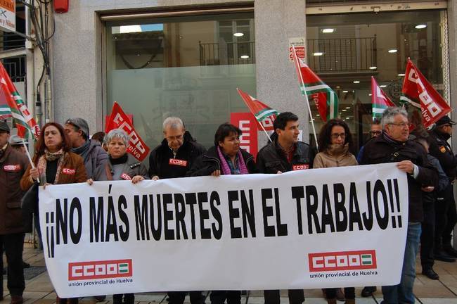 Huelva es la provincia andaluza con mayor siniestralidad laboral y la cuarta de España