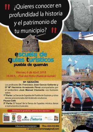 La Escuela de Guías Turísticos de Puebla de Guzmán se centra en el folklore de la romería