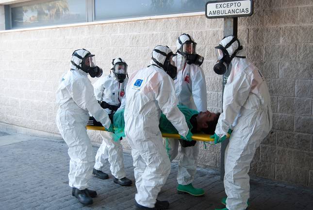 El Juan Ramón Jiménez se prepara ante catástrofes nucleares, biológicas o químicas