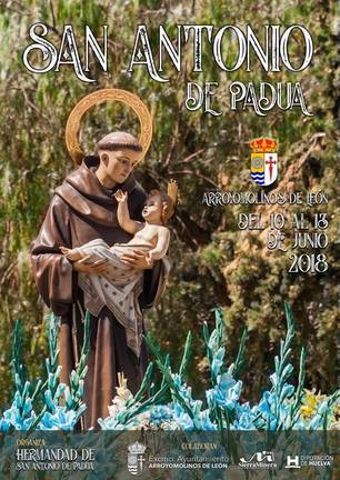 San Antonio de Padua procesiona en Arroyomolinos de León