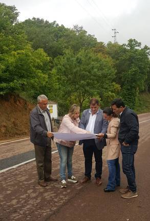 Diputación invierte 150.000 euros en mejorar la carretera que une Jabugo con la Nacional 433