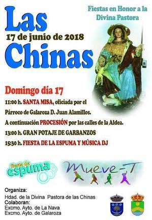 Las Chinas celebra sus fiestas en honor a la Divina Pastora