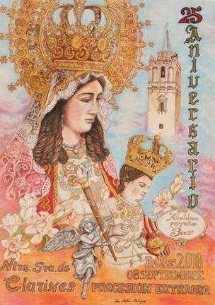 Beas celebra los 25 años de la Virgen de los Clarines como alcaldesa perpétua