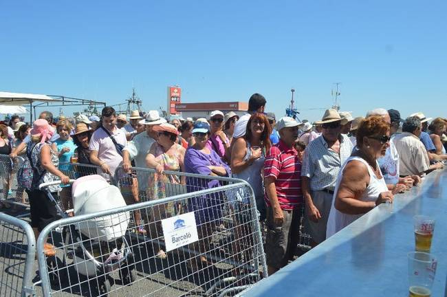 Sardiná por la Virgen del Carmen en Punta Umbría