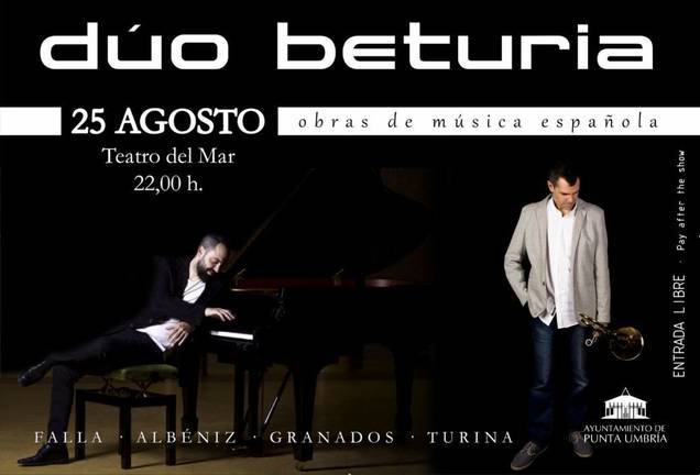 El dúo Beturia comienza este sábado su gira en el Teatro del Mar de Punta Umbría